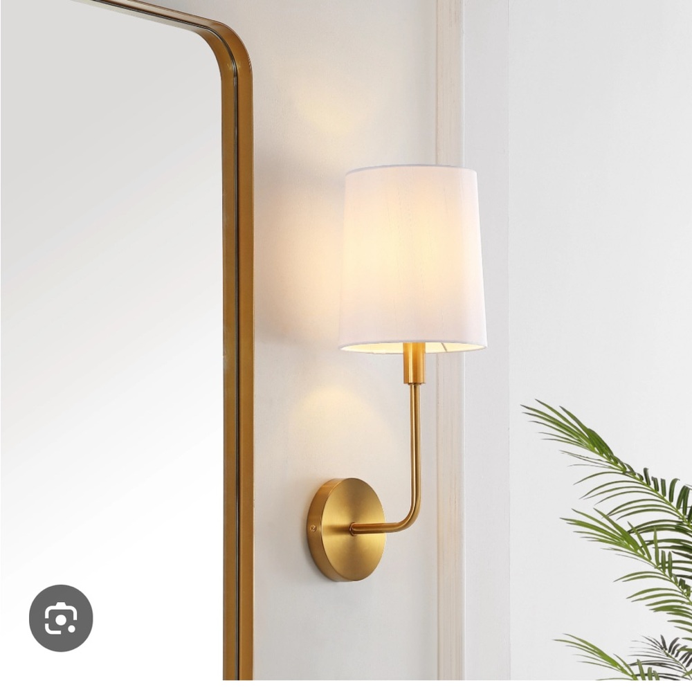 Gold sconce